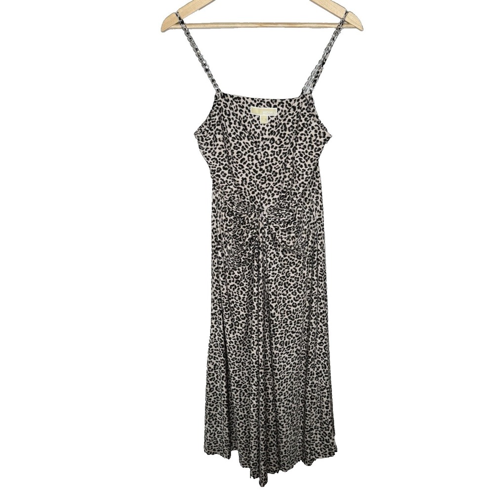 MICHAEL MICHAEL KORS Y2K Chetah Maxi Dress Small Animal Retro Nature Classic